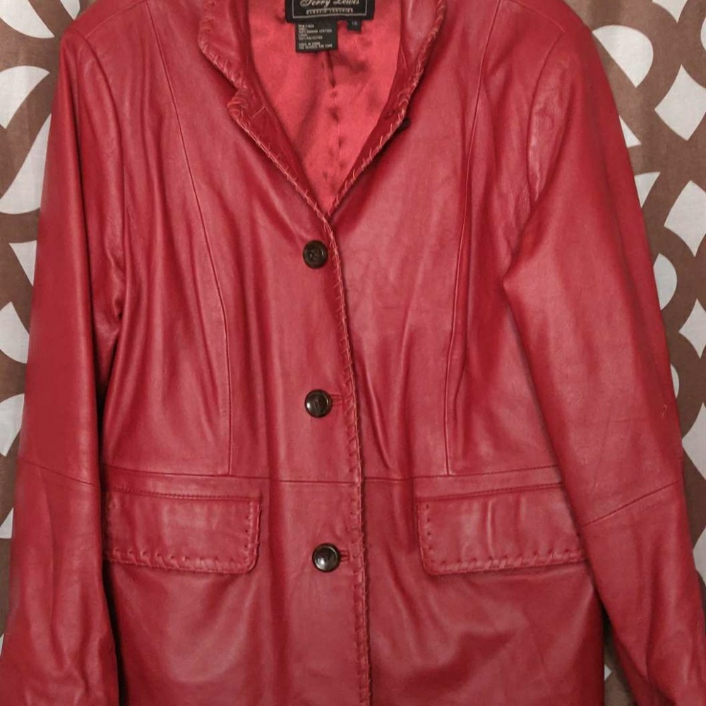 Terry Lewis Classic Luxuries Leather Jacket/Blazer